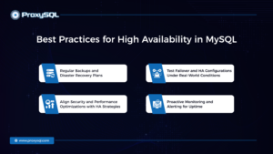 Best Practices for High Availability in MySQL